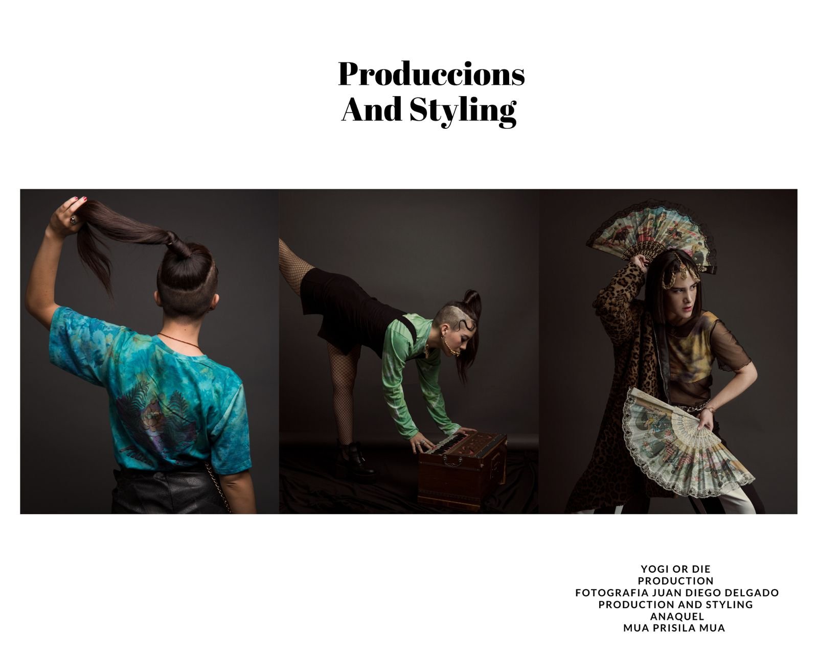 Producción y styling editorial de moda independiente realizada por Anaquel