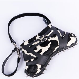 Rocota Piel Pelo Vaca